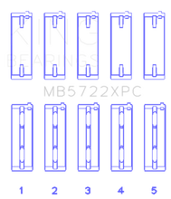 Load image into Gallery viewer, King Mitsubishi 4B11T EVO X 2007+ (Size STD) Coated Performance Main Bearing Set