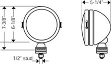 Load image into Gallery viewer, KC HiLiTES Daylighter 6in. Halogen Light 100w Spot Beam (Pair Pack System) - Black SS