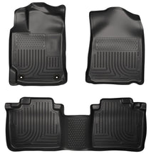 Load image into Gallery viewer, Husky Liners 2012 Toyota Camry WeatherBeater Combo Black Floor Liners