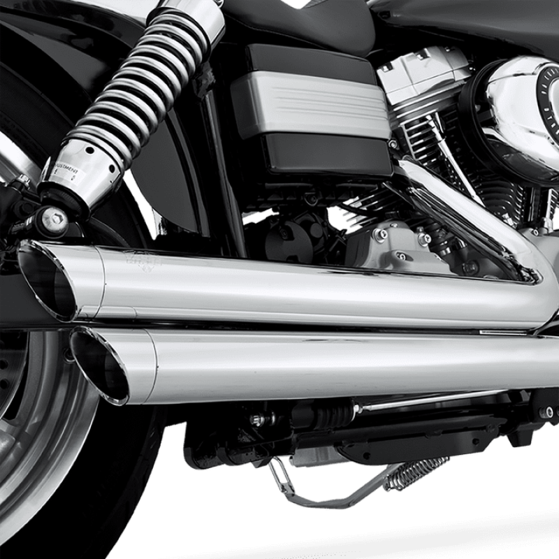 Vance & Hines HD Dyna 06-17 Bigshots Staggered Chrome PCX Full System Exhaust