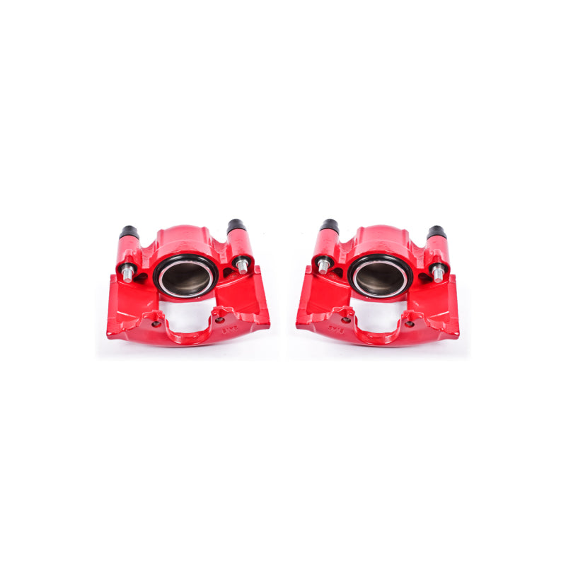 Power Stop 90-93 Cadillac Commercial Chassis Front Red Calipers w/o Brackets - Pair