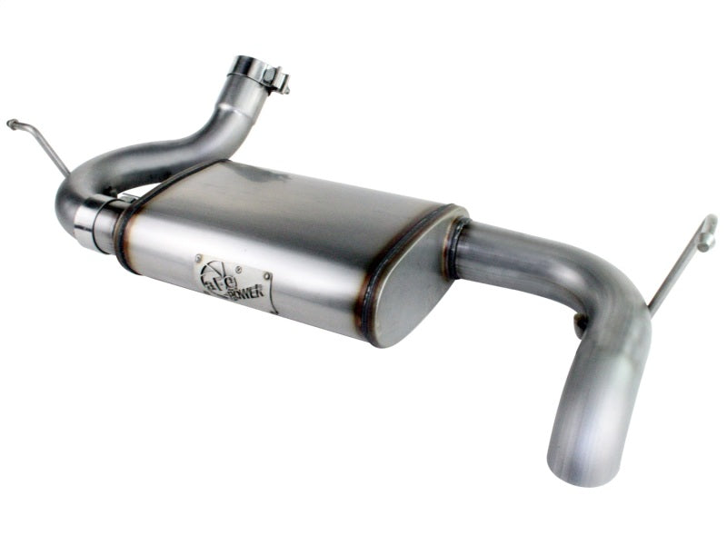 aFe MACHForce XP 07-17 Jeep Wrangler V6-3.6/3.8L 409 SS 2.5in Axle-Back Exhaust