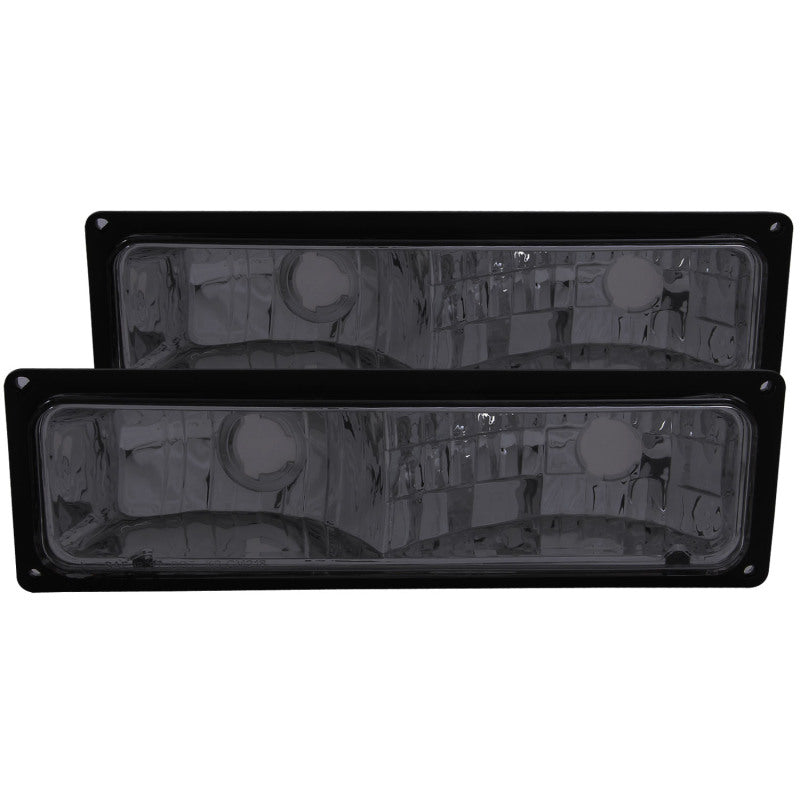 ANZO 1988-1998 Chevrolet C1500 Euro Parking Lights Smoke