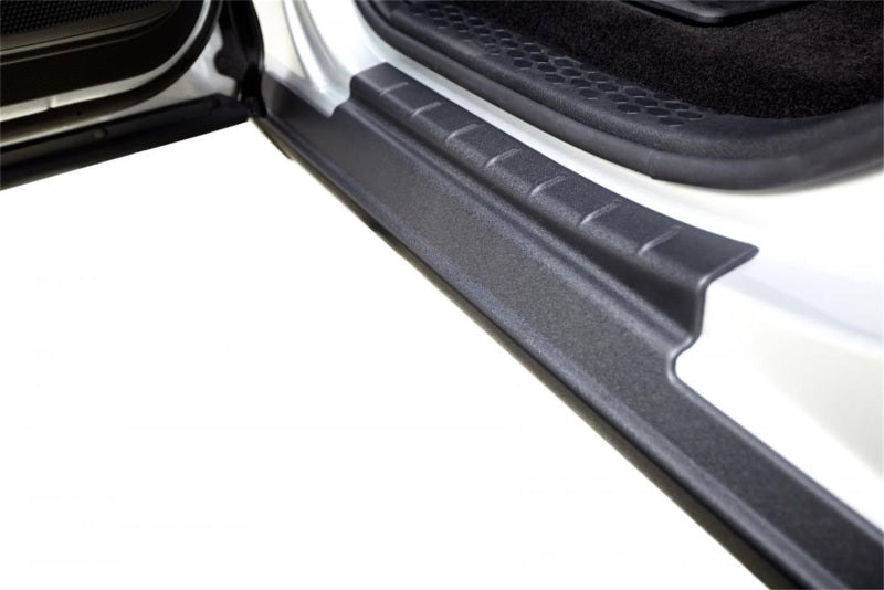 Bushwacker 99-16 Ford F-250 Super Duty Crew Cab Trail Armor Rocker Panel / Sill Plate Cover - Black