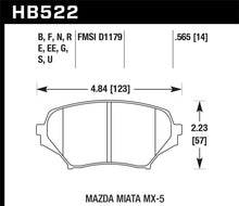 Load image into Gallery viewer, Hawk 06-14 Mazda MX-5 Miata (NC) DTC-70 Race Front Brake Pads