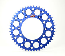 Load image into Gallery viewer, Renthal 02-23 Yamaha YZ 125/ YZ 250/F/X/ YZ450F Rear Grooved Sprocket - Blue 520-49P Teeth