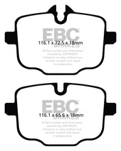 Load image into Gallery viewer, EBC 2021+ BMW M3/M4 3.0TT (G80/G82/G83) Yellowstuff Rear Brake Pads