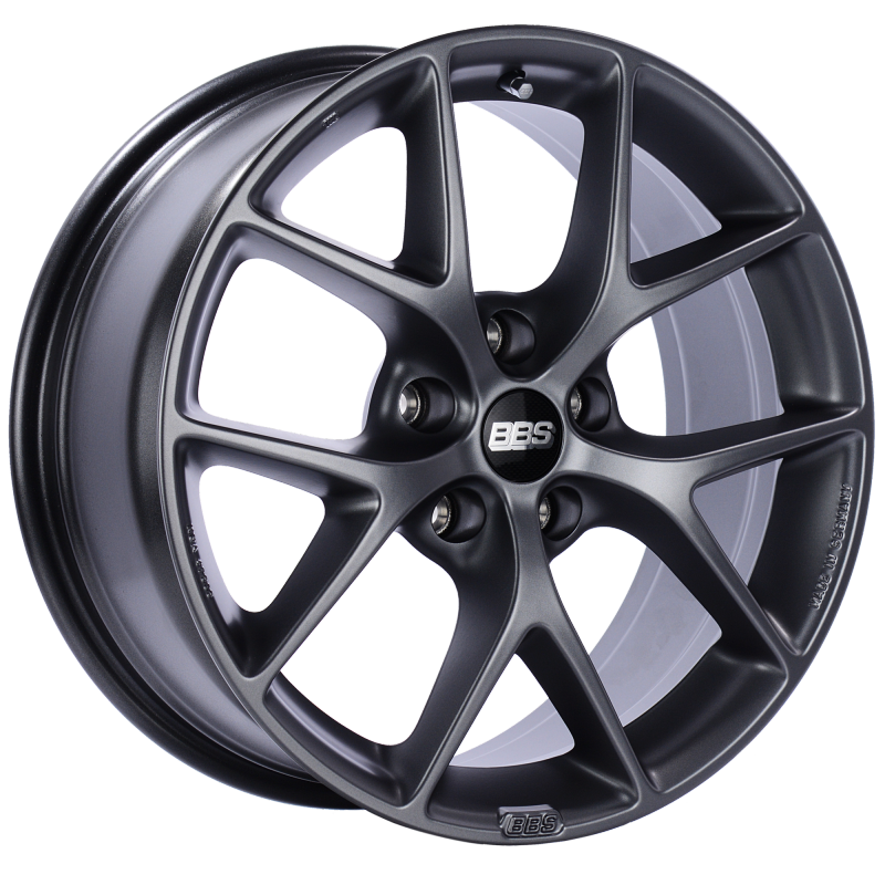 BBS SR 18x8 5x112 ET35 Satin Grey Wheel -82mm PFS/Clip Required