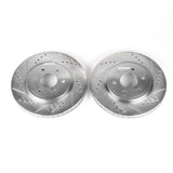 Power Stop 05-19 Nissan Frontier Front Evolution Drilled & Slotted Rotors - Pair