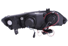 Load image into Gallery viewer, ANZO 2006-2011 Honda Civic Projector Headlights w/ Halo Black (CCFL)