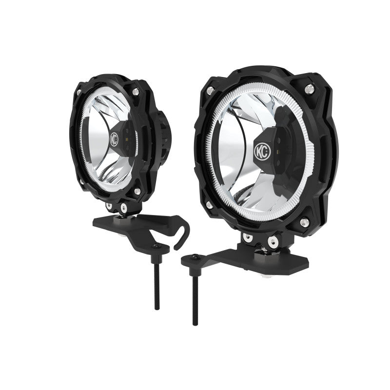 KC HiLiTES Jeep 392/Mojave Gravity LED PRO6 Wide-40 2-Light Sys Ditch Light Kit