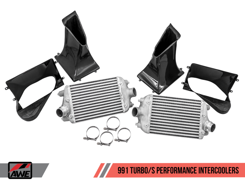 AWE Tuning Porsche 991 (991.2) Turbo/Turbo S Performance Intercooler Kit