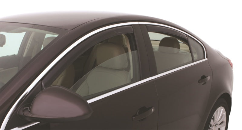 AVS 11-17 Buick Regal Ventvisor In-Channel Front & Rear Window Deflectors 4pc - Smoke