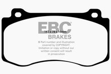 Load image into Gallery viewer, EBC 05-10 Chrysler 300C 6.1 SRT8 Yellowstuff Front Brake Pads (Excl 6 Piston Calipers)