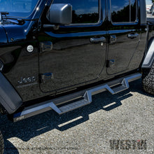 Load image into Gallery viewer, Westin 2020 Jeep Gladiator HDX Drop Nerf Step Bars - Textured Black