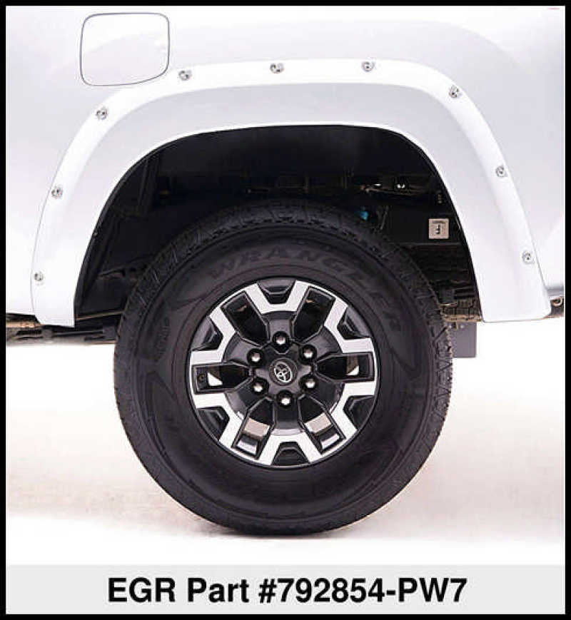 EGR 10+ Dodge Ram HD Bolt-On Look Color Match Fender Flares - Set - Bright White