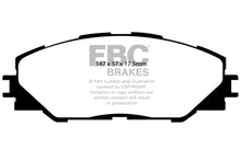 Load image into Gallery viewer, EBC 06-08 Toyota RAV 4 2.4 (3rd Row Seats) Greenstuff Front Brake Pads