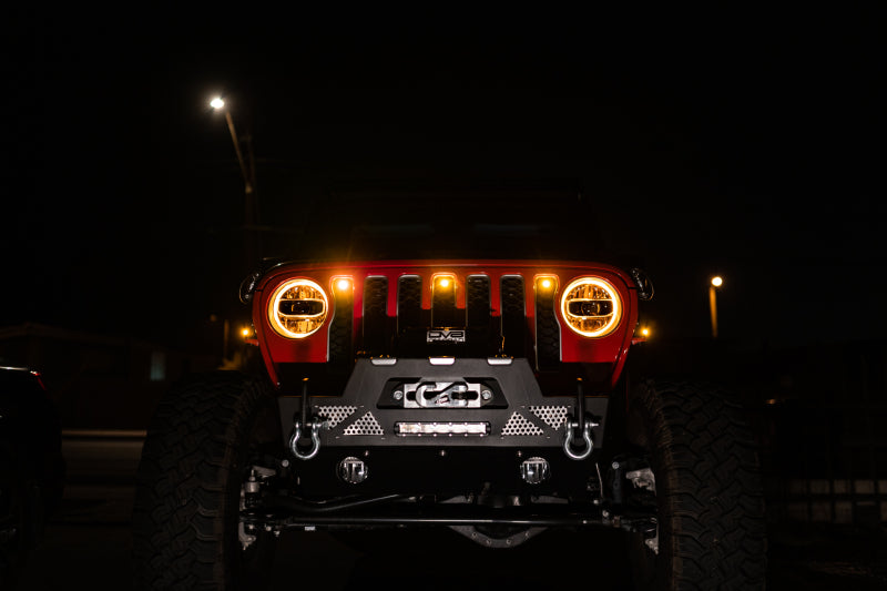 DV8 Offroad 2018+ Jeep JL Grill Amber Marker Lights