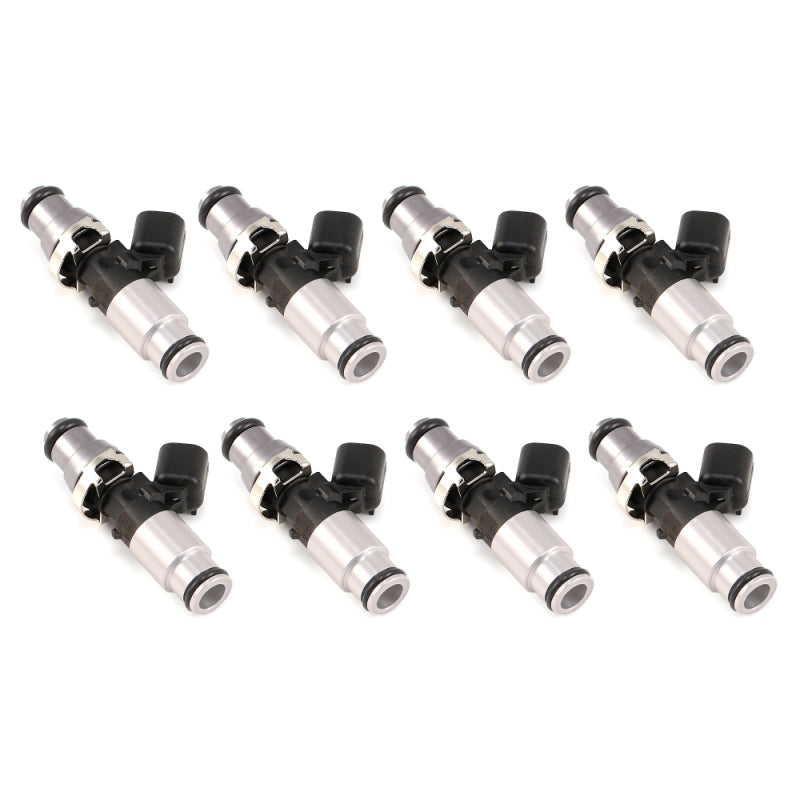 Injector Dynamics 1340cc Injector - 60mm Length - 14mm Grey Top - Blue Bottom Adaptor (Set of 8)