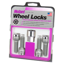 Load image into Gallery viewer, McGard Wheel Lock Bolt Set - 4pk. (Radius Seat) M14X1.5 / 17mm Hex / 27.0mm Shank Length - Chrome