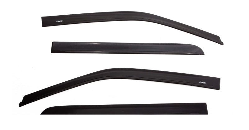 AVS 05-18 Nissan Frontier Crew Cab Ventvisor Low Profile Window Deflectors 4pc - Matte Black