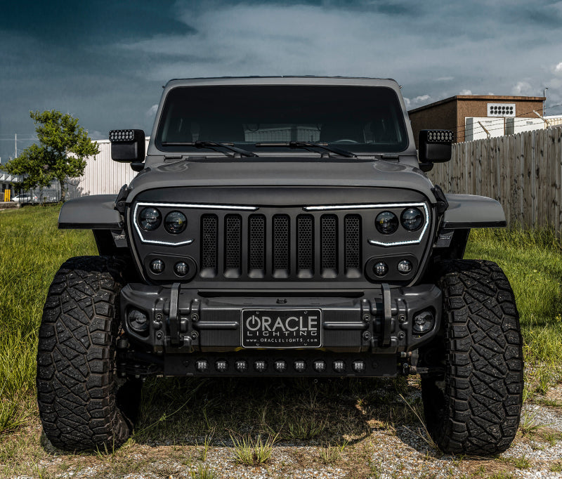 ORACLE Lighting 2019+ Jeep Wrangler JL Skid Plate w/ Integrated LED Emitters - Clear SEE WARRANTY