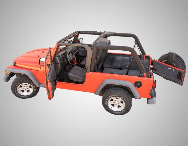 BedRug 03-06 Jeep LJ Unlimited Rear 4pc Cargo Kit (Incl Tailgate & Tub Liner)