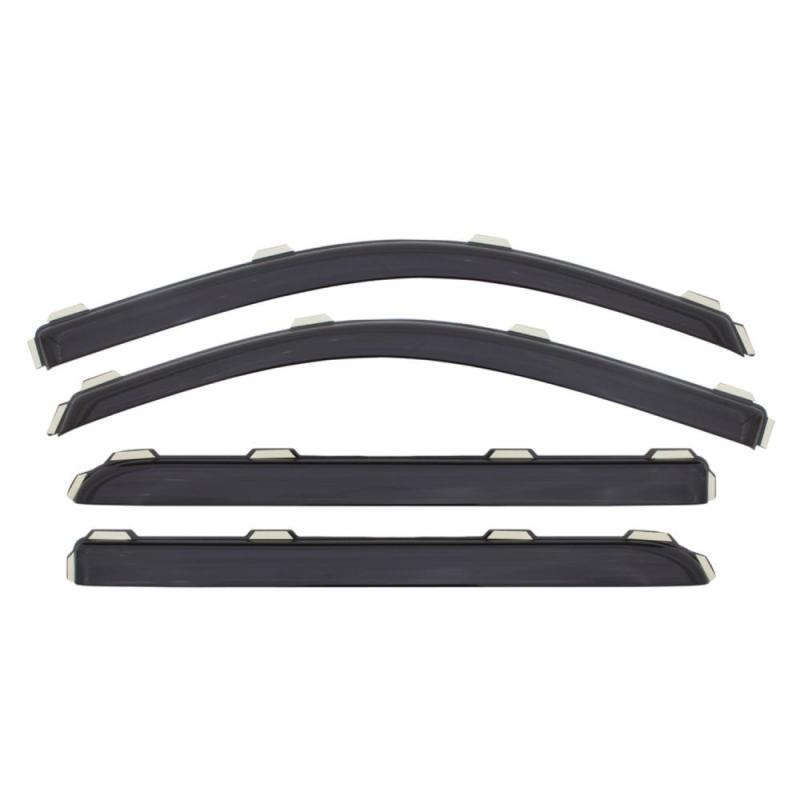 AVS 10-18 Toyota 4Runner Ventvisor In-Channel Front & Rear Window Deflectors 4pc - Smoke