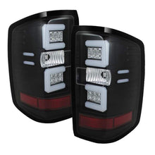 Load image into Gallery viewer, Spyder Chevy 1500 14-16 Light Bar LED Tail Lights Blk ALT-YD-CS14-LBLED-BK