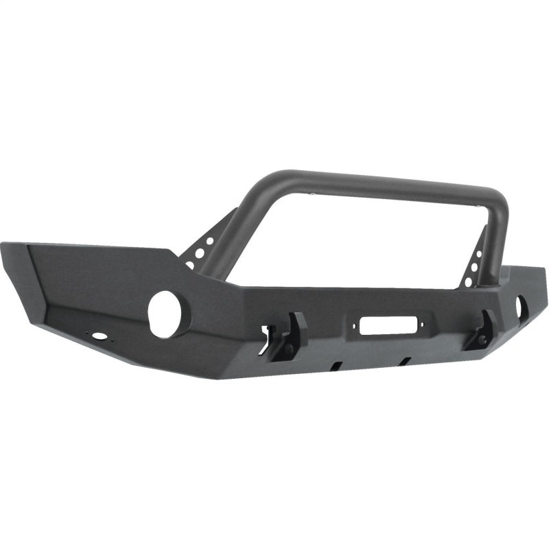 Westin 18-19 Jeep Wrangler JL WJ2 Full Width Front Bumper w/Bull Bar Textured Black