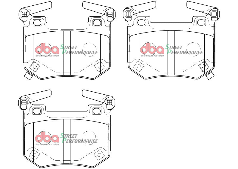 DBA 2018+ Kia Stinger V6 Twin Turbo SP Performance Rear Brake Pads