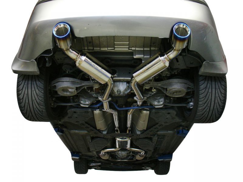 Injen 03-08 350Z Dual 60mm SS Cat-Back Exhaust w/ Built In Resonated X-Pipe