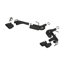 Load image into Gallery viewer, MBRP 16-19 Chevrolet Camaro V6 2.5in BLK NPP Dual Axle Back Exhaust w/ 4in Quad Dual Wall Tips