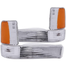 Load image into Gallery viewer, ANZO 1991-1996 Dodge Dakota Euro Parking Lights Chrome w/ Amber Reflector