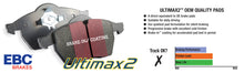 Load image into Gallery viewer, EBC 10-13 Audi A3 2.0 Turbo (Bosch rear caliper) Ultimax2 Rear Brake Pads