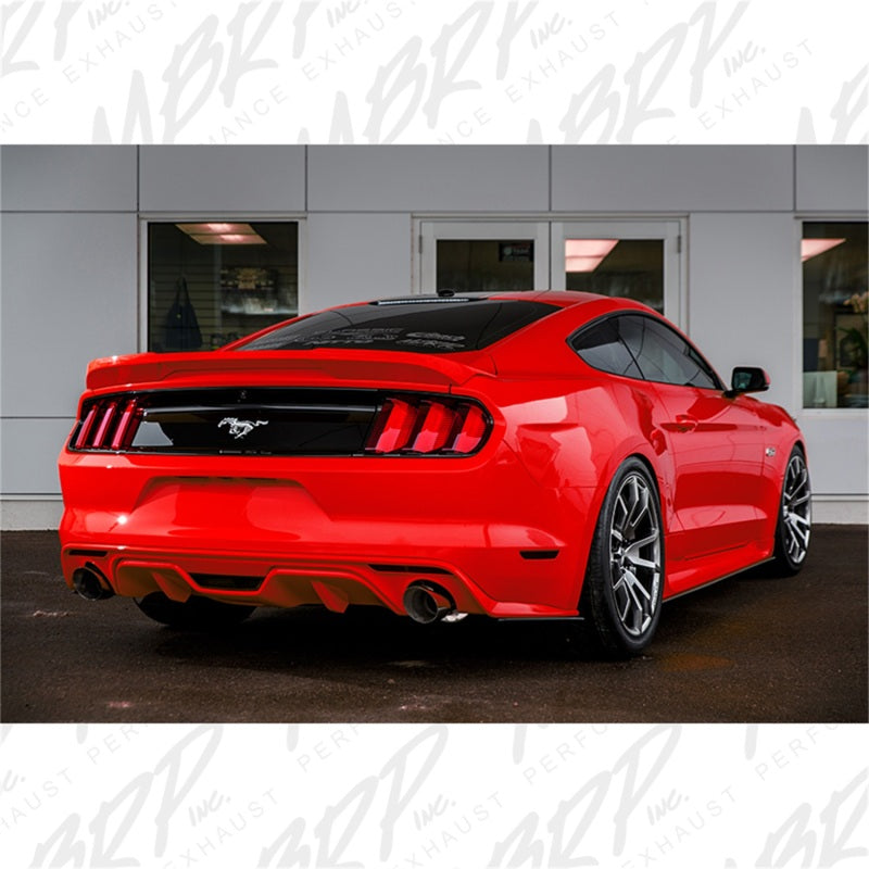 MBRP 15-18 Ford Mustang EcoBoost 2.3L T409 3in Cat Back Dual Split Rear Exit (Race Version)