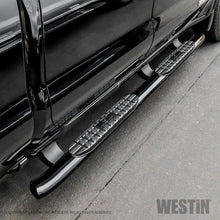 Load image into Gallery viewer, Westin 19-20 Chevrolet/GMC Silverado/Sierra 1500 Double Cab PRO TRAXX 4 Oval Nerf Step Bars - Black