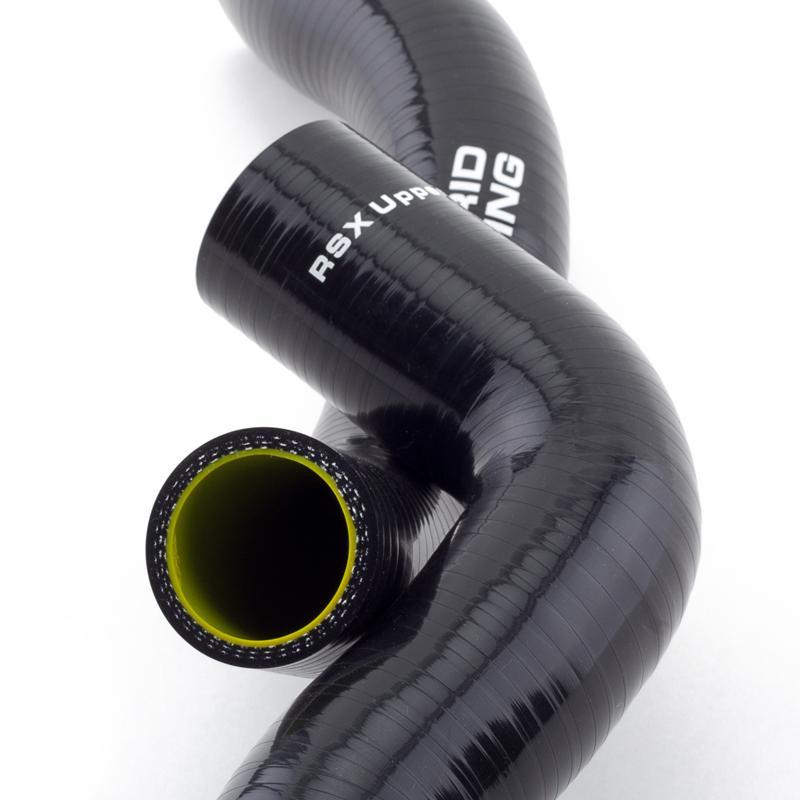 Hybrid Racing Silicone Radiator Hoses (02-06 Acura RSX & 02-05 Civic Si) Black HYB-RAH-01-18